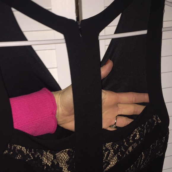 LM Collection Lace Racerback Flare Gown Dress $298 - Picture 6 of 6